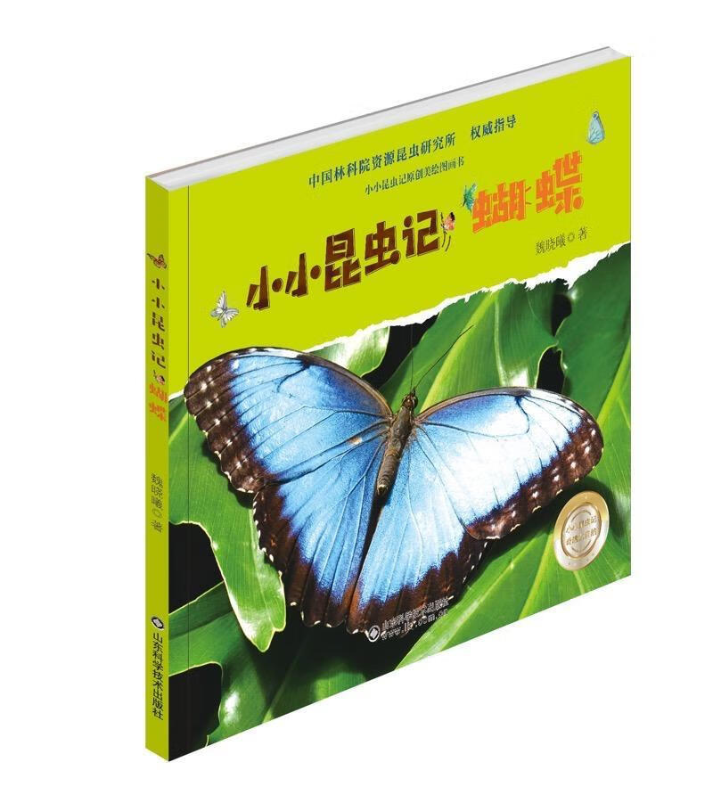 蝴蝶/小小昆虫记书魏晓曦9787533198077 自然科学书籍