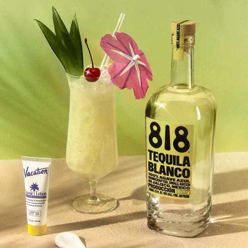 詹娜818龙舌兰洋酒 tequila龙舌兰酒 银标龙舌兰调酒基酒  818龙舌兰