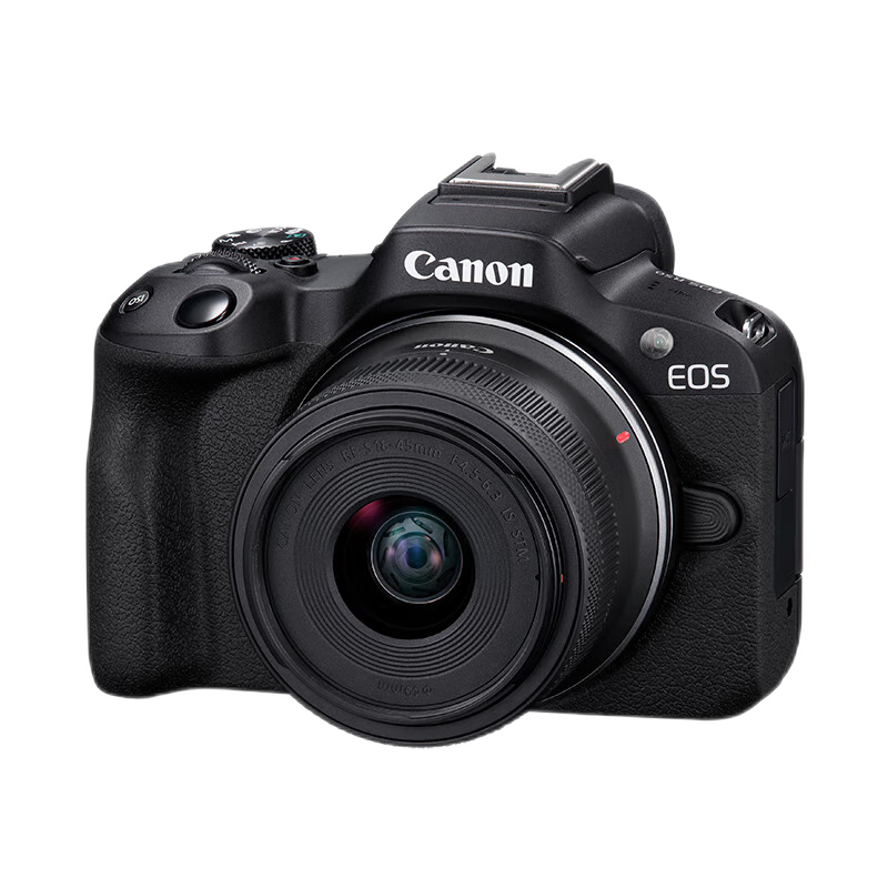 佳能(canon)eos r50 小型便捷微单数码相机 4k vlog高清视频家用旅游