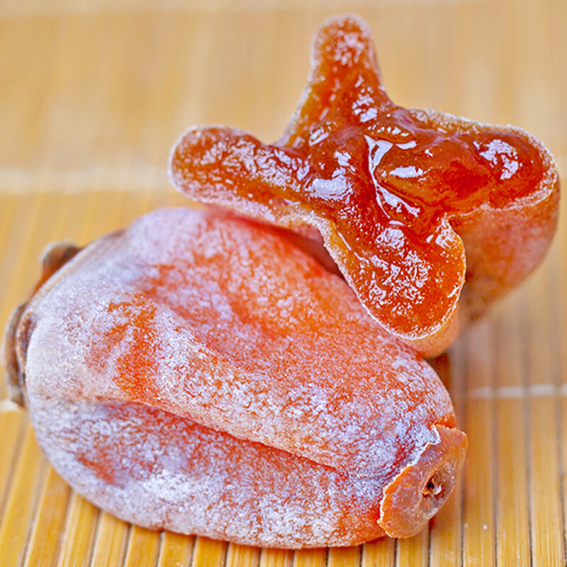 智颖源陕西富平流心吊柿饼天然霜降吊柿饼子当季新鲜小柿饼子独立包装 2斤精美礼盒装中果【净重1.6斤】