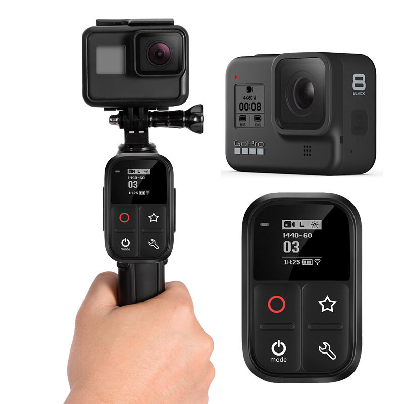 Telesin Gopro10 9遥控器hero8 7 6 5 Max配件gopro遥控器无线控制gopro8 7遥控器m款自拍杆 虎窝购 Telesin Gopro10 9遥控器hero8 7 6 5 Max配件gopro遥控器无线控制gopro8 7遥控器m款自拍杆 虎窝购