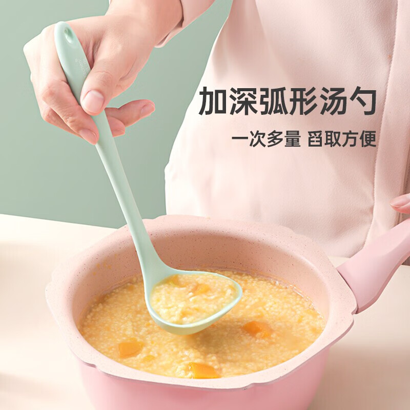 魔幻厨房宝宝辅食硅胶锅铲汤勺婴儿家用不粘锅专用耐高温油刷刮刀烘焙