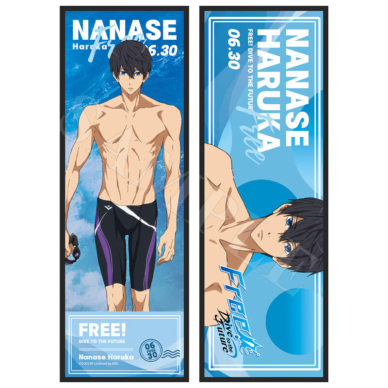 乐英奇free周边 男子游泳部似鸟爱一郎椎名旭七濑遥橘真琴泳装镭射票