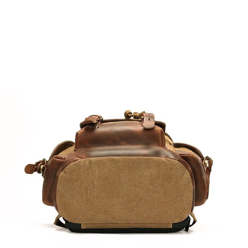 国家地理部落系列摄影包双肩包15.6英寸电脑包大容量休闲背包 棕色-京