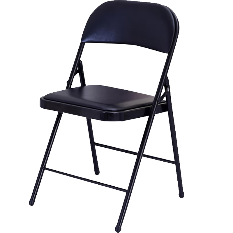 雅美乐折叠椅家用折叠椅子 便携式办公室电脑宿舍户外靠背座椅折叠凳子