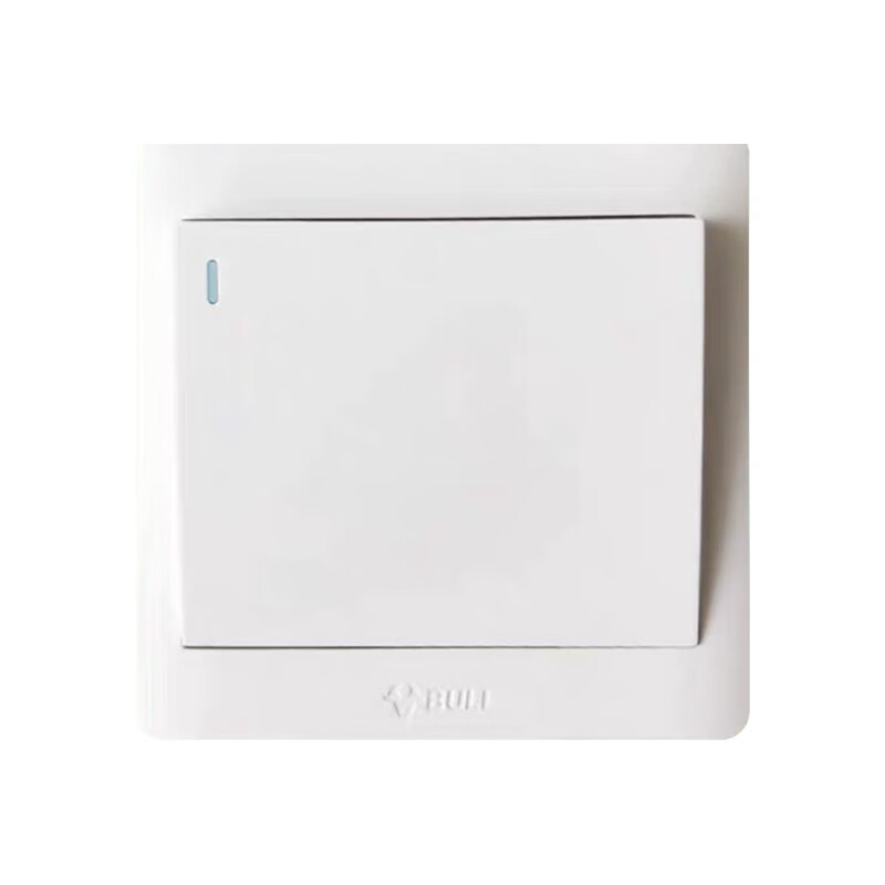 公牛 开关86型g32k112白色 守护一开双控带荧光开关面板10a(定制)