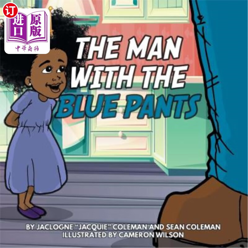 海外直订the man with the blue pants 穿蓝裤子的男人