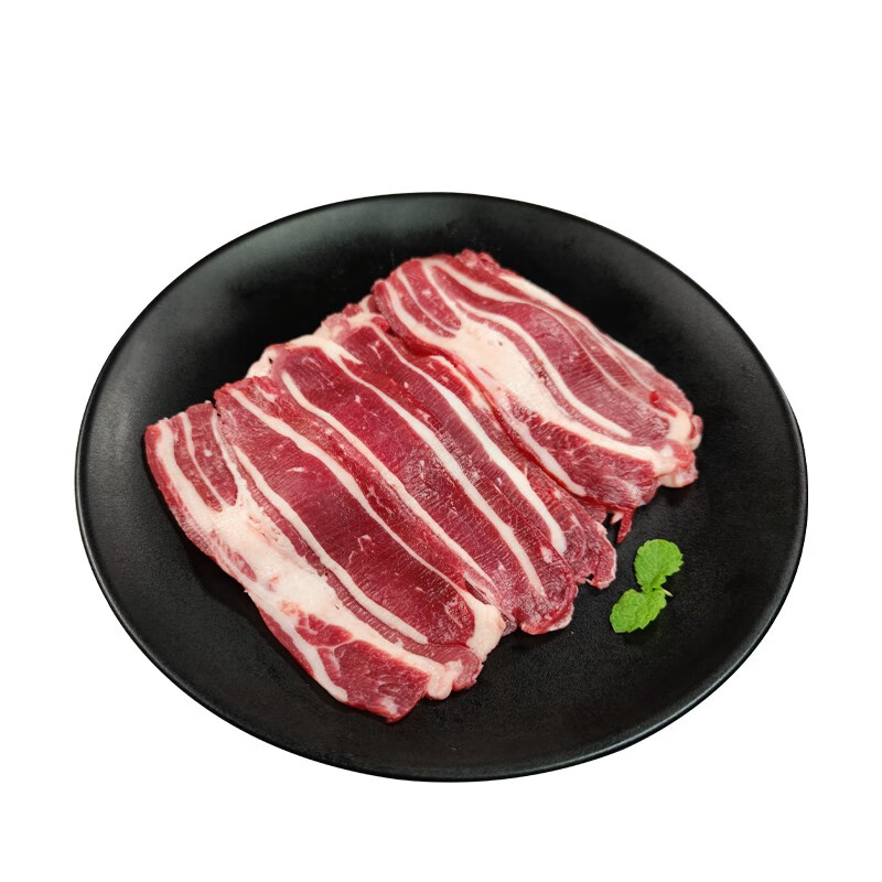 祁连牧歌 国产煎烤涮牛肉片300g/袋 国产谷饲牛肉 原切牛肉 火锅食材