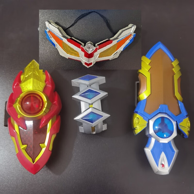 昱钧梦比优斯奥特曼变身器希卡利骑士护腕召唤器赛罗手镯眼镜变身套装