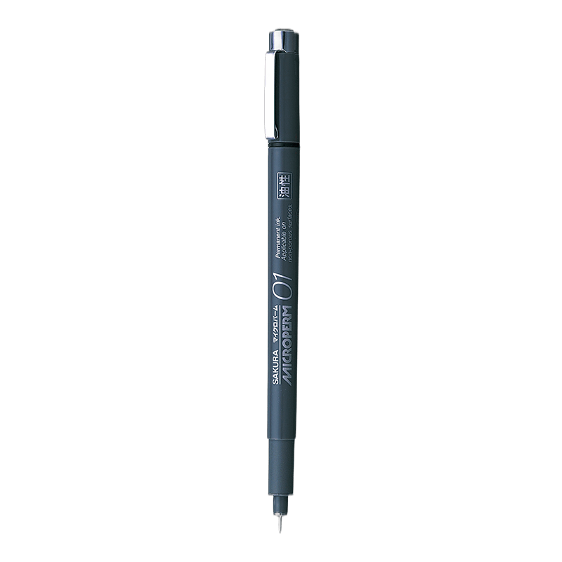 ӣ��PIGMA�ձ�ӣ����ܱ����Թ��߱� ��ɫ01(0.2mm)  ��ͼ�Ǻű��ٸɷ�ˮ��ʯ������� 8.8Ԫ