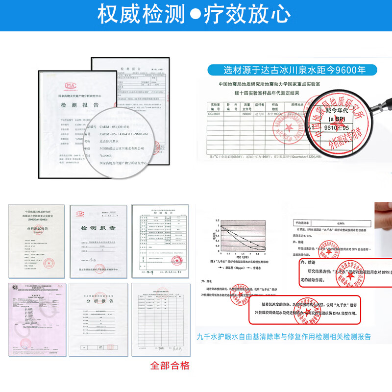 九千水护眼水日常护理无防腐剂激素儿童孕妇中老年均可使用非药物滴眼液 衰退保护-15g*1盒