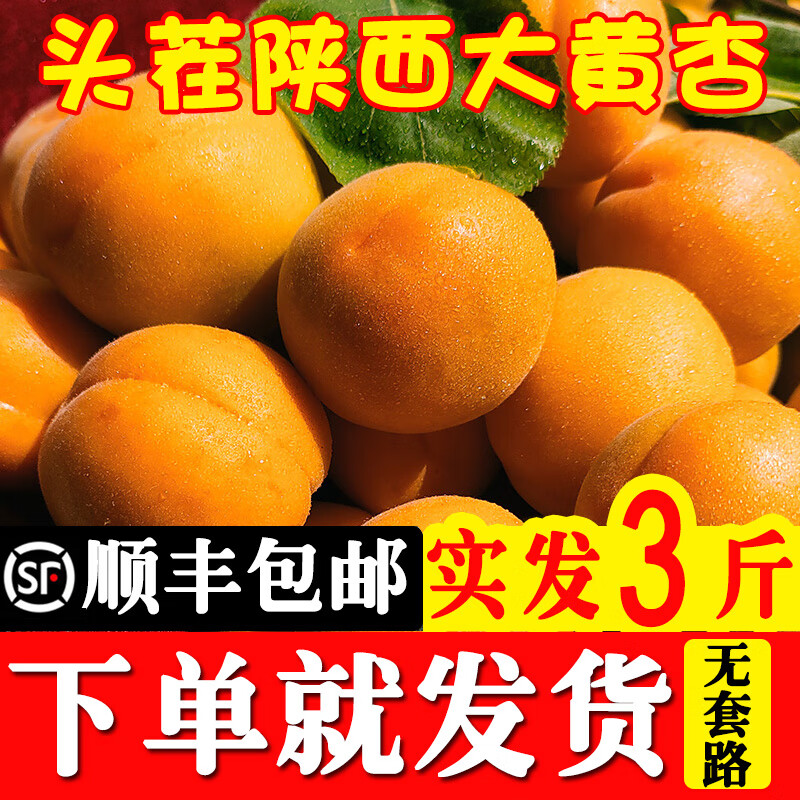 现货杏子新鲜水果陕西大黄杏孕妇酸应季时令农家当季整箱批发