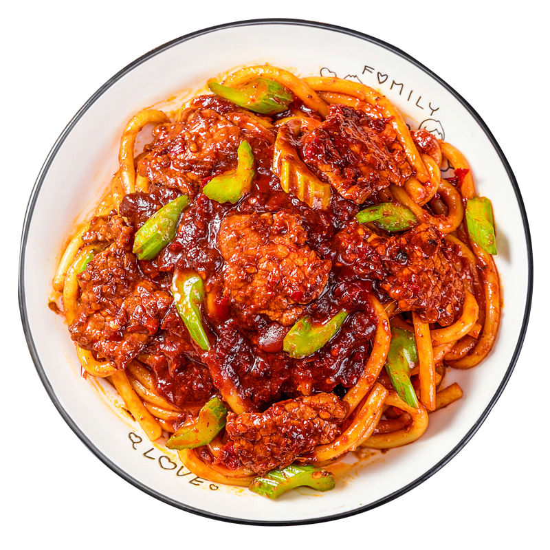 酱料微辣干米粉新疆爆辣炒米粉 2中辣 1爆辣 正宗新疆炒米粉【粉 酱】