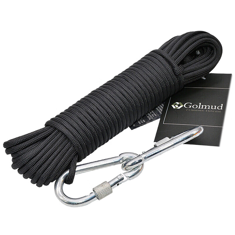 Golmud哥尔姆 9芯户外伞绳 捆绑绳 户外装备 军迷用品 31米 黑色