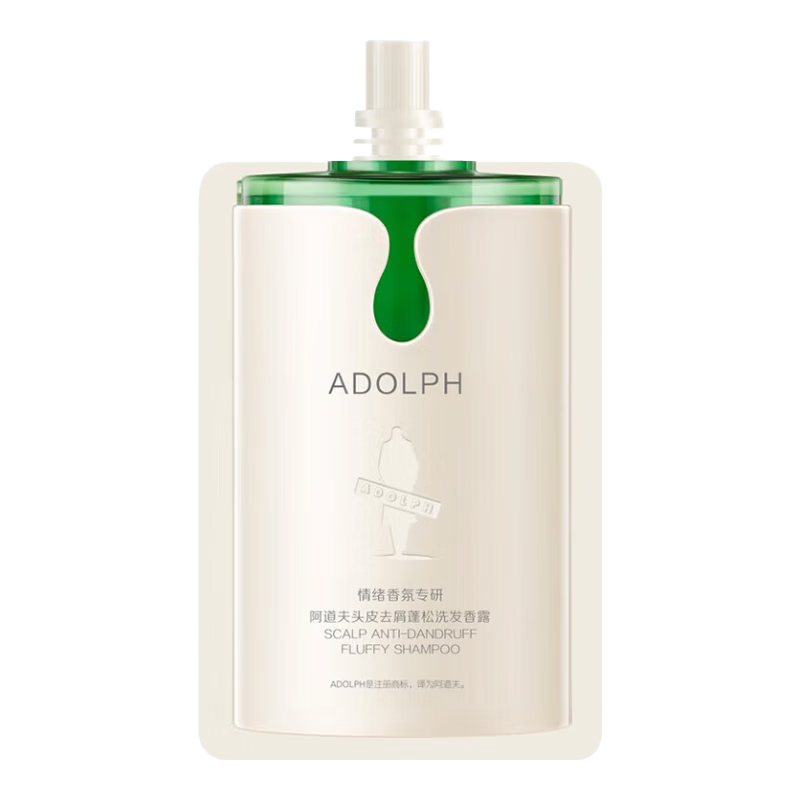阿道夫（ADOLPH）洗发水控油祛屑蓬松洗发露舒缓头皮护发留香洗头膏男女士 蓬松洗518ml+无硅油500ml+烟酰胺沐浴350ml+护发膏260g