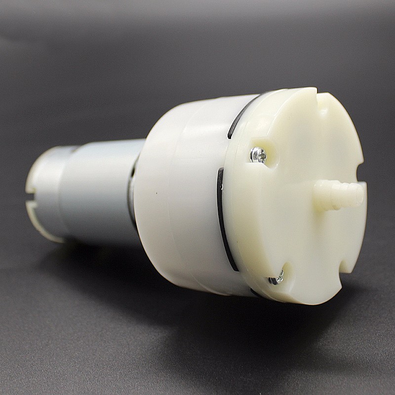 千水星 555气泵 静音12v大流量真空泵 diy手工制作鱼缸增氧泵电机