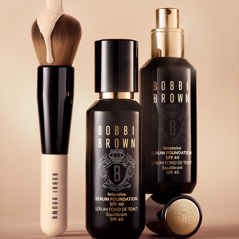 芭比波朗（Bobbi Brown）虫草粉底液30ML遮瑕干皮0号瓷白色 生日礼物 送女友
