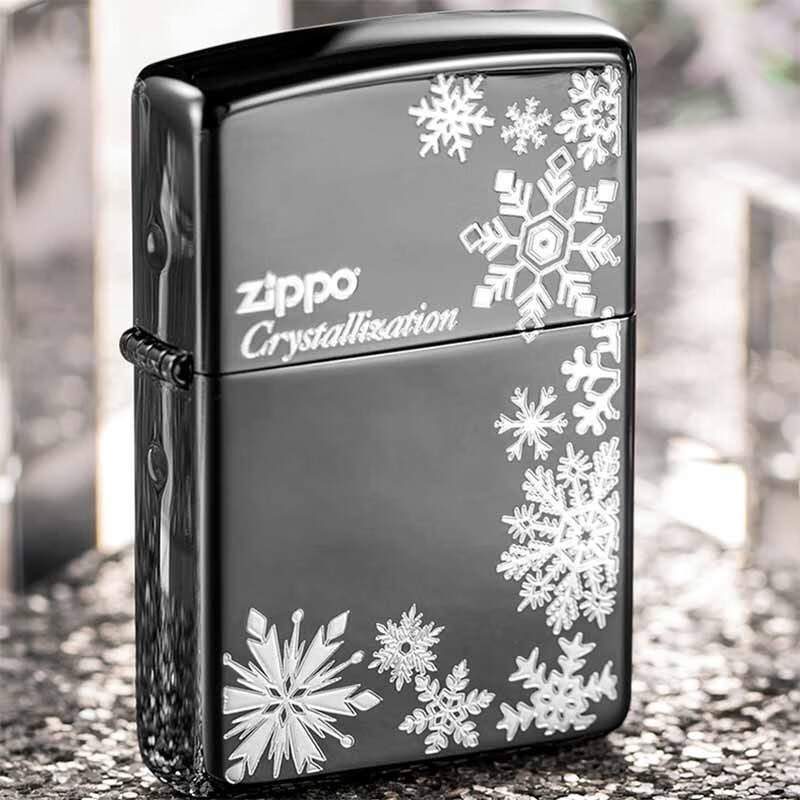 zippo zippo芝宝原装官方防风煤油打火机 雪花漫天飞舞飘雪收藏送礼