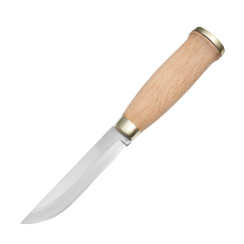 狼头高硬度直刀野外求生刀莫拉刀军刀防身工具 随身小刀户外装备