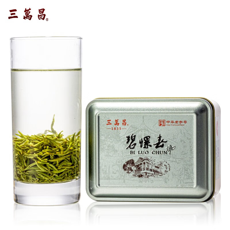 三万昌 2024新茶 洞庭碧螺春明前特级绿茶 50g