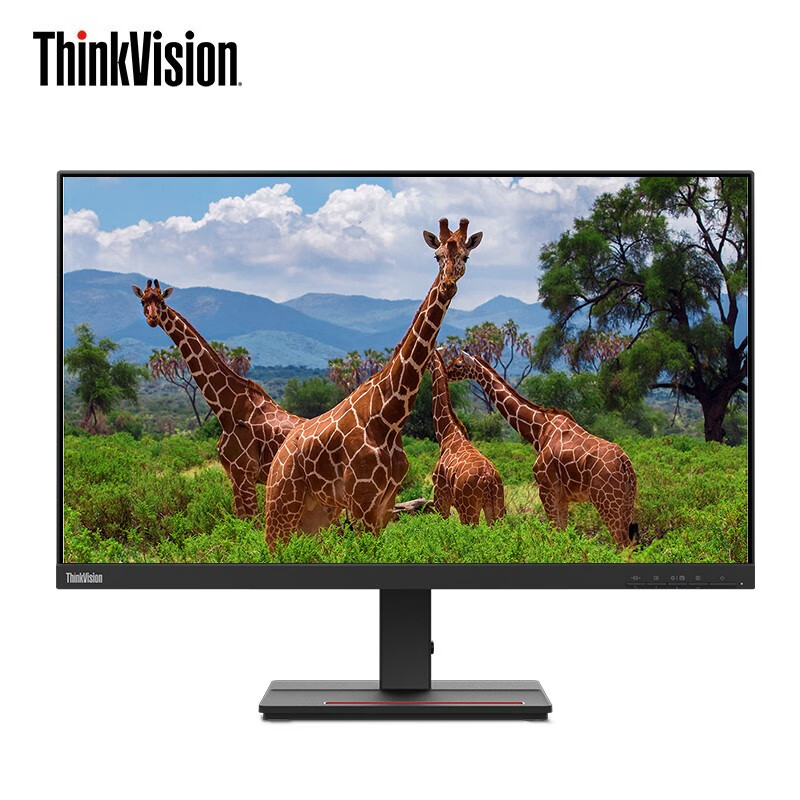 联想（ThinkVision）27英寸 FHD IPS技术硬屏 三边微边框 眼部舒适认证 电脑显示器S27e-20