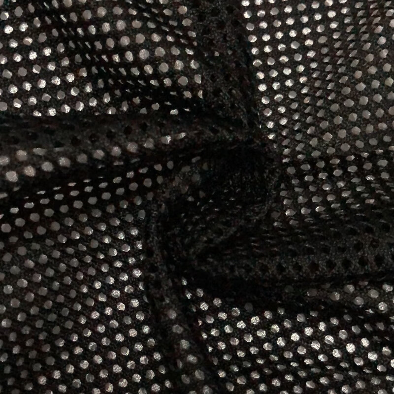椅子靠背网眼布 童车箱包袋渔网布 汽车遮阳布 防晒遮阳面料 黑色每米