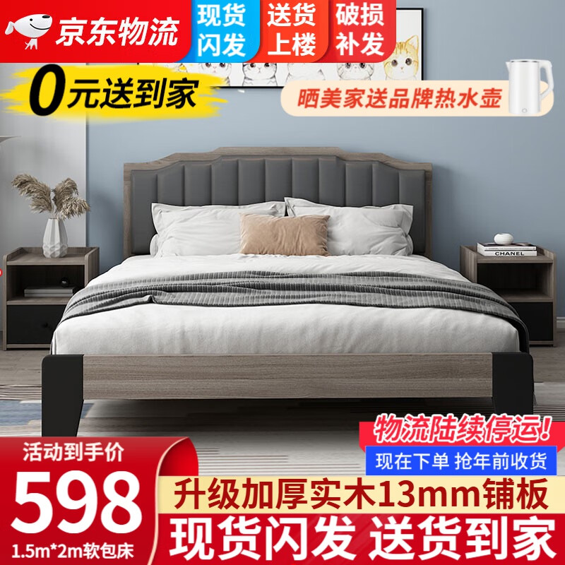 实木床商品的历史价格查询|实木床价格走势图