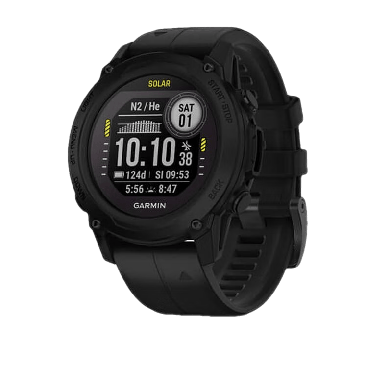 Garmin 佳明Descent G1 Solar運動智能手表 潛水電腦表太陽能版 2022新品 Black