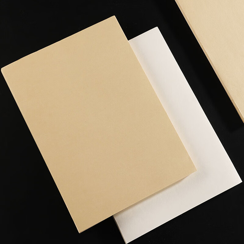 特美刻a4宣纸可打印半生半熟A3熟宣毛笔字书法专用纸喷墨激光喷绘纸打印纸 白色生宣100 A4加厚[买] 白色半生半熟100张