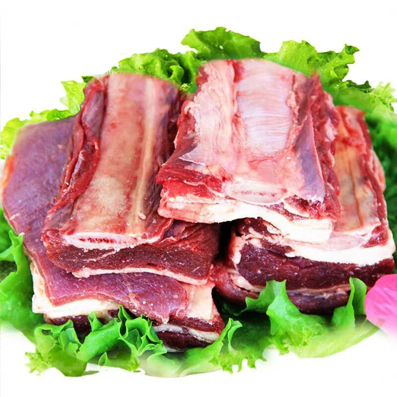 棠鲜生 高原新鲜牦牛肉原味牛腿肉 现杀耗生牛肉 3斤牦牛(牛肋排)