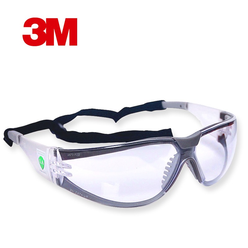 3M 11394护目镜骑行防风镜防风沙男女款 户外劳保防护眼镜 定做防冲击眼罩