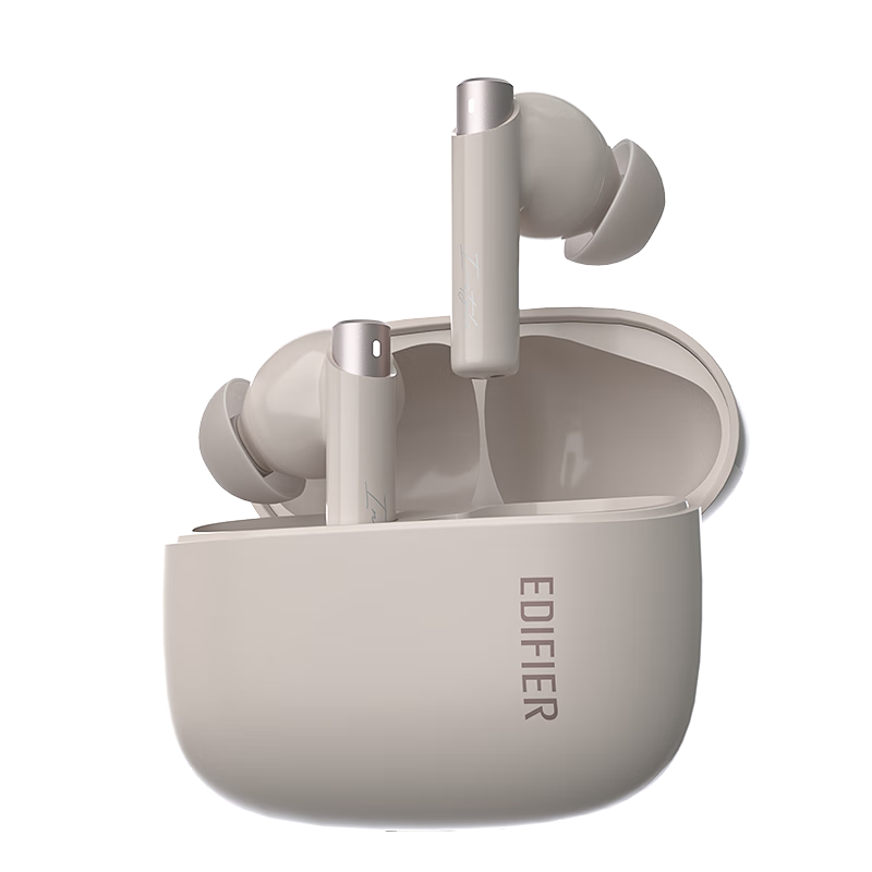 漫步者（EDIFIER）Zero Pro 真无线主动降噪蓝牙耳机 入耳式耳机 蓝牙5.3 无线耳机 适用苹果华为小米OPPO手机 烟粉
