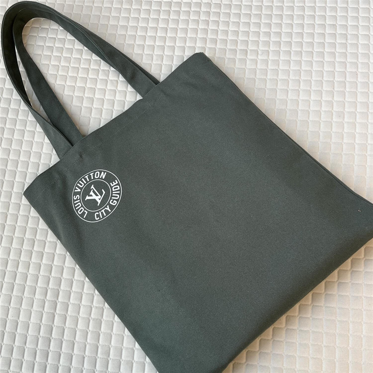 展会帆布包 lv展览帆布包帆布袋 西岸报刊亭伴手礼 大容量手提单 灰