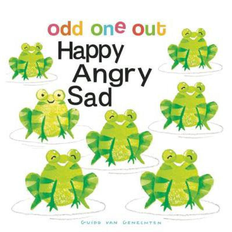 现货 儿童纸板书 英文原版 happy angry sad 情绪 快乐生气忧伤