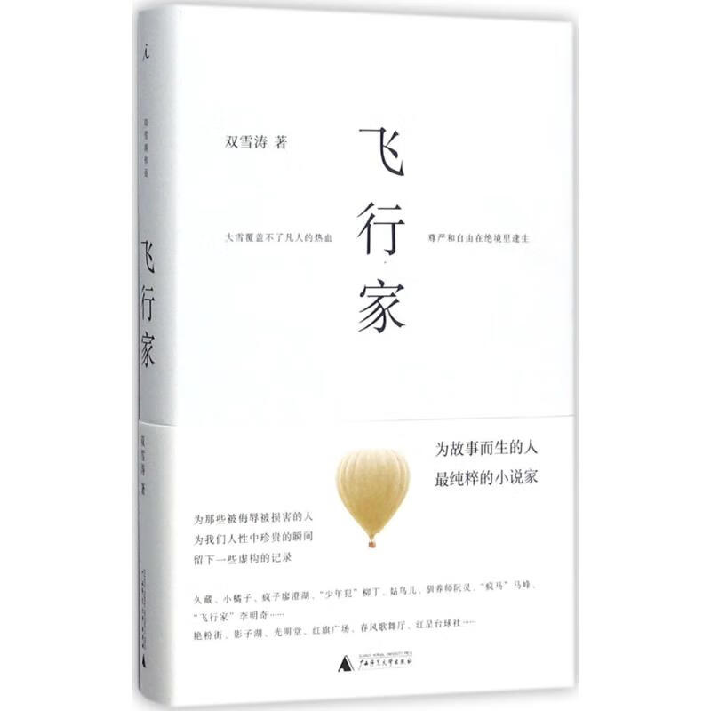 飞行家 双雪涛  书籍