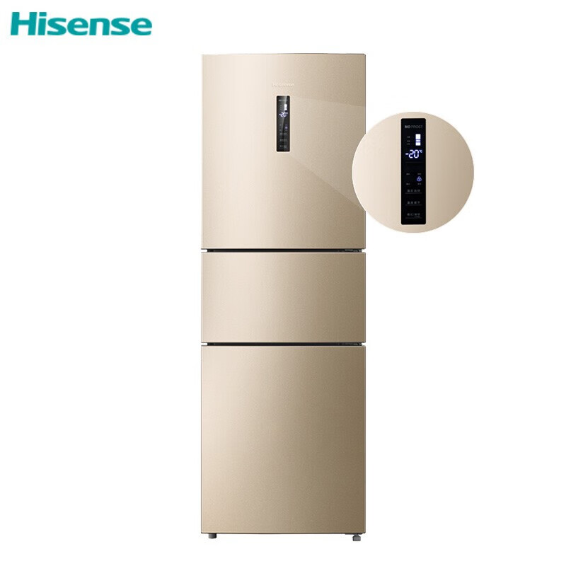 海信 (Hisense) 239升一级能效双变频三门电冰箱 绿色净化仓净化 风冷无霜中门变温室 BCD-239WYK1DPS