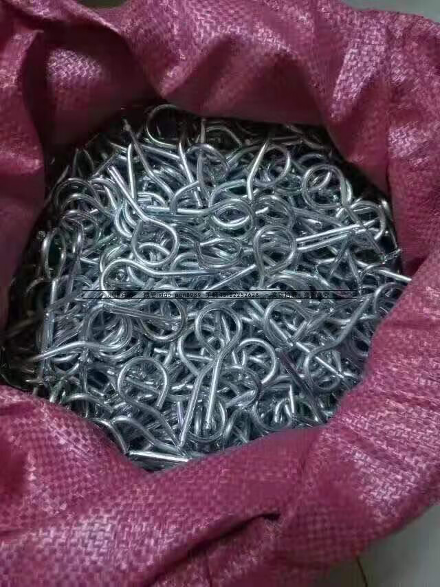 惠利得灭火器铁销消防器材干粉灭火器配件器头插销铁销阀门保险销 100