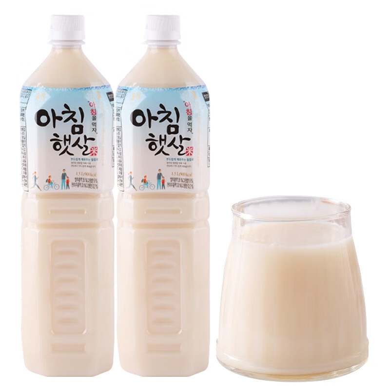 5kg 韩式米汁甜米露饮品大米味米酿乳露萃米源 糙米味饮料1.5kg*2瓶