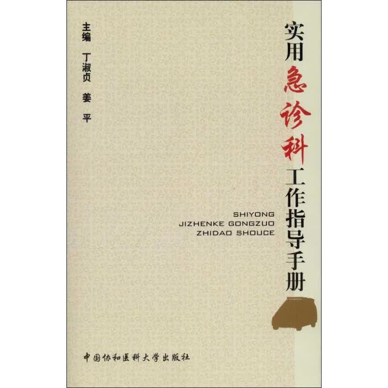 实用急诊科工作指导手册 丁淑贞 编 书籍