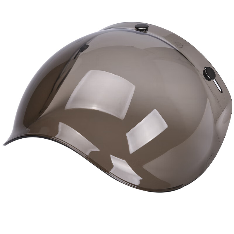 amz摩托车头盔泡泡镜半盔复古飞行盔三扣式通用全盔3/4挡风镜带框架