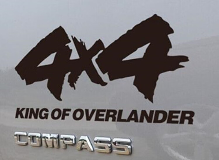 蔻均缕长城炮后车标长城炮五十铃4驱皮卡车后车厢标志贴花装饰贴贴