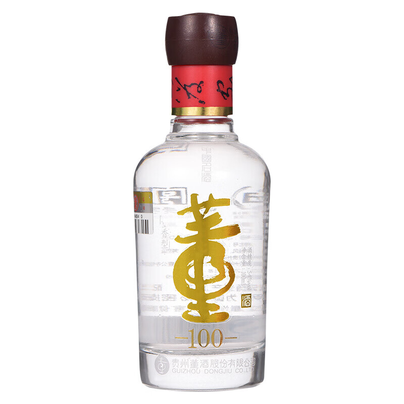 贵州董酒董100 54度100ml董香型白酒纯粮固态酿造品鉴小酒