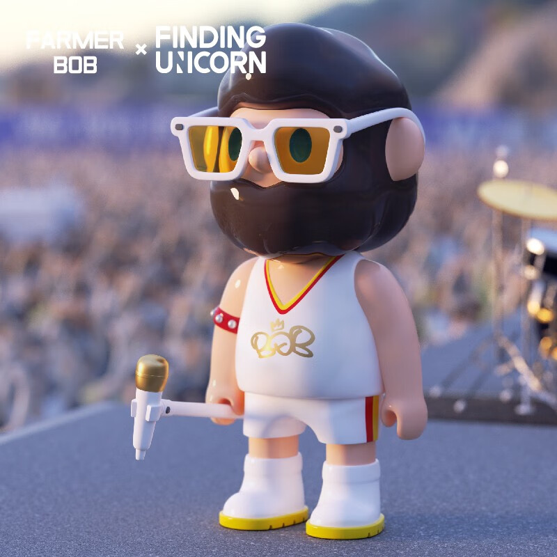 寻找独角兽 farmer bob 复古音乐人系列六代盲盒潮玩手办情人节礼物