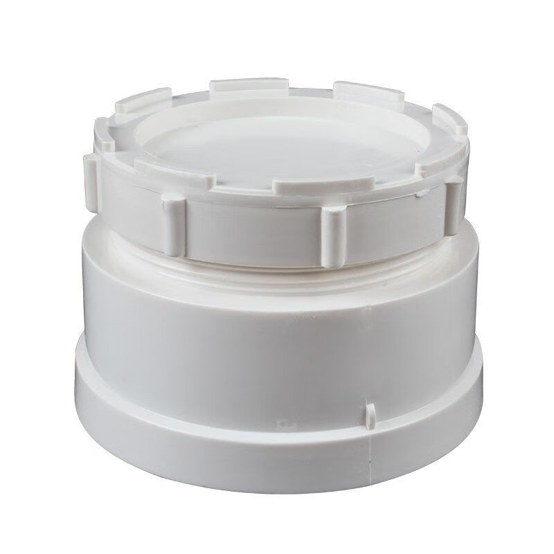 定制适用pvc清扫口 排水管堵头帽 检查口下水管配件50 75 50mm清扫口
