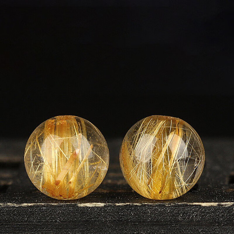 君恩 巴西金发晶散珠 钛晶圆珠散珠 DIY饰品多宝散珠 6A丝多6MM/颗怎么样,好用不?