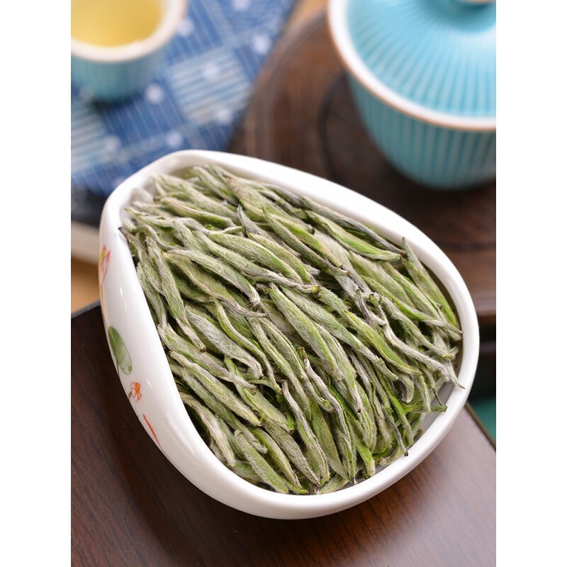 野棟  福鼎白毫银针茶叶礼盒装级特正宗明前嫩芽茶散装花香型 明前