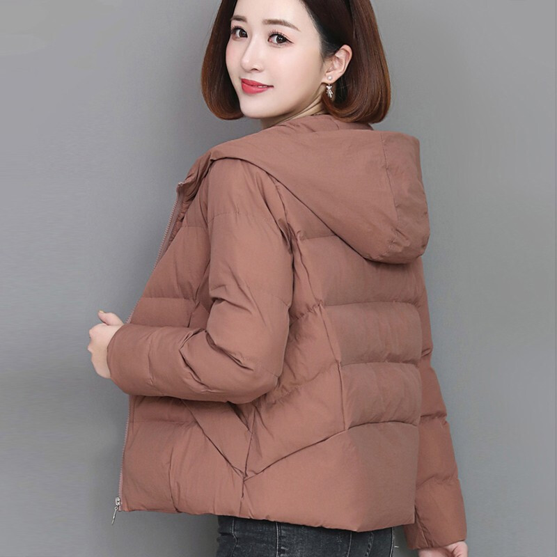 圣洛影宝棉服女派克服上衣2021年冬装新款冬季女装时尚小个子面包服