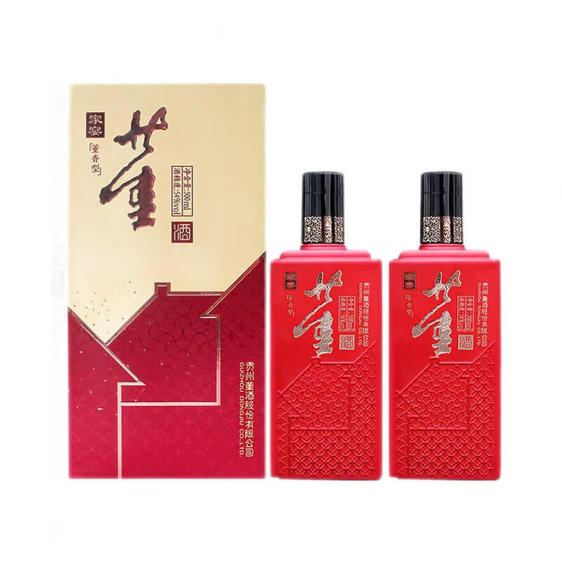 董酒家宴54度500ml董香型纯粮食酿造白酒礼盒团圆喜酒婚宴节日送礼 【双瓶】家宴500ml*2高性价比高么？