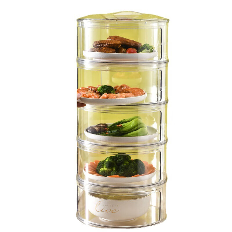tvaj保温菜罩食品级透明多层新款饭菜餐桌罩防尘罩剩菜家用可折叠批发