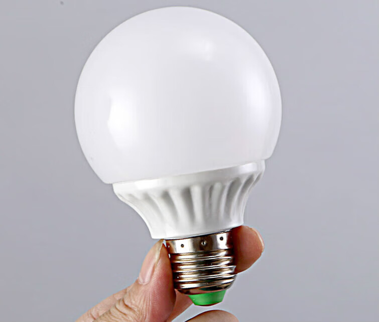 镜前灯泡高亮灯暖黄光源大功率家用普通螺口灯泡 2 7w龙珠泡白光裸灯